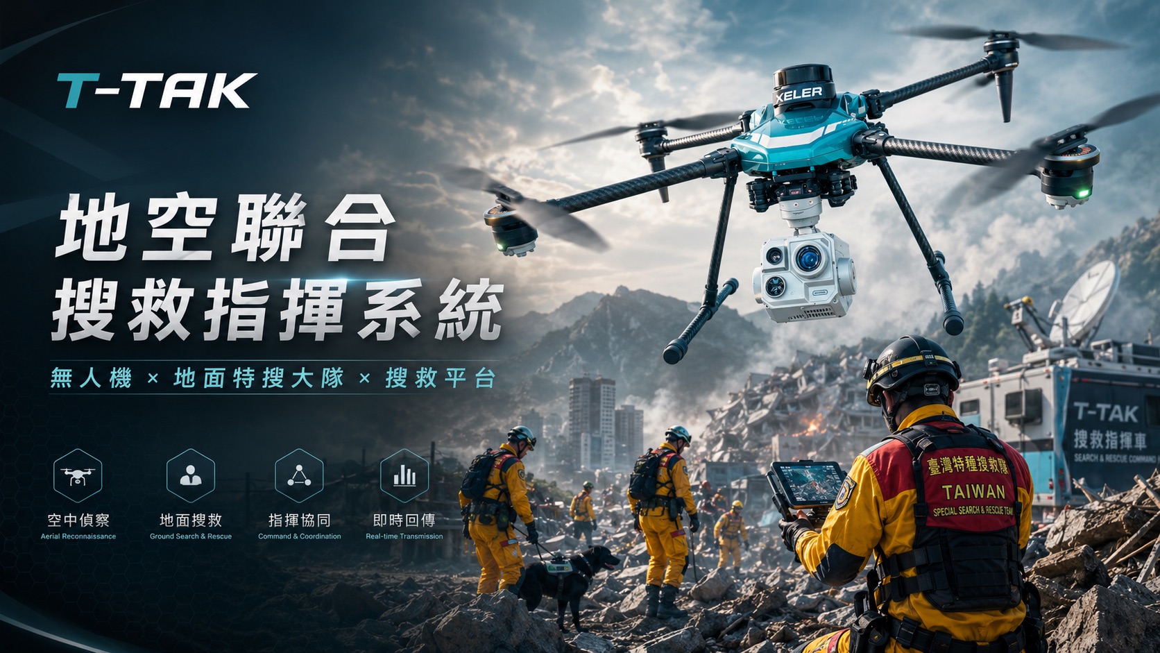 T-TAK 地空聯合搜救指揮系統